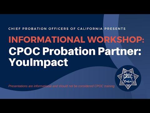 Informational Workshop: CPOC Probation Partner – YouImpact